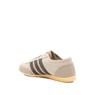 adidas Calf Suede Three-Stripe Sneaker - Brown