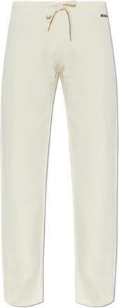 Balenciaga Sweatpants, female, Beige, Size: XS Back Low Waist Sweatpants