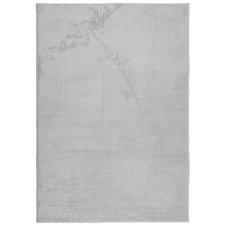vidaXL Vidaxl - Alfombra De Pelo Corto Look Escandinavo Iza Gris 120x170 Cm