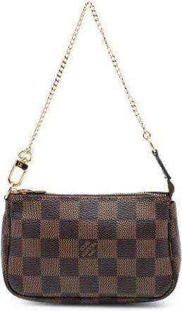 Louis Vuitton Pre-owned Mini Bags, female, Brown, Size: ONE SIZE Pre-owned Mini Pochette Accessoires