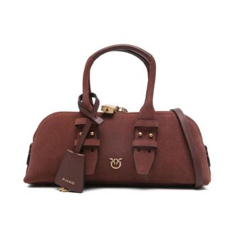 Pinko Bowling Bag - Dames - Handtassen - Rood - ONE Size - Katoen - Tassen