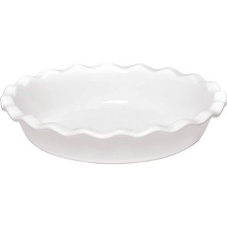 Emile Henry Made in France HR Ceramic 9-inch Pie Dish in White at Nordstrom