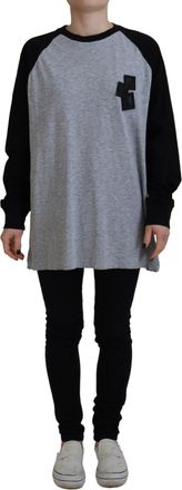 Dsquared2 Dsquared&sup2; Cotton Raglan Long Sleeves Casual Womens Top (Pre-Owned)