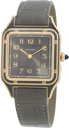 Cartier Santos-Dumont Large Model Hand Wind Mens Watch WGSA0097