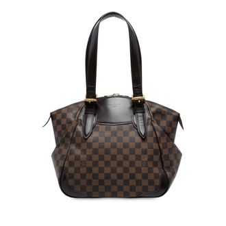 Louis Vuitton Pre-owned Womens Damier Ebene Verona Mm - Brown Textile - One Size