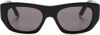 Alexander McQueen Eyewear Black Bold D-Frame Sunglasses - Unisex - Acetate