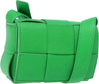 Bottega Veneta Pre-owned Mini Bags, female, Green, Size: ONE SIZE Pre-owned Vintage Mini Shoulder Bag