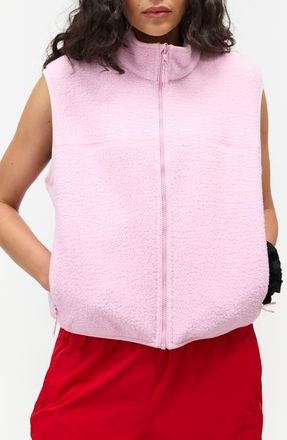 Halfdays Chapelle Fleece Vest in Bisou at Nordstrom, Size X-Small