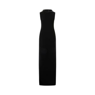 Max Mara Maxi Dresses, female, Black, Size: XS Aere Long Dress