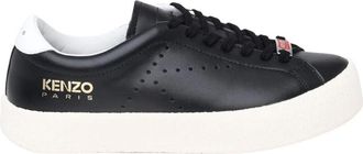 Kenzo Swing Low Top Sneakers - Dames - Sneakers - Zwart - 36 EU - Leer - Schoenen
