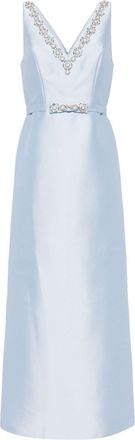 Sachin & Babi Garda mikado gown - women - Polyester/Nylon/Polyester/Spandex/Elastane - 12 - Blue