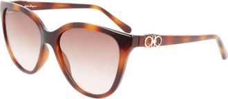 Ferragamo Ferragamo Womens 57 mm Tortoise Sunglasses