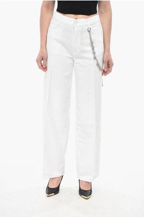 Pinko Loose-Fit Jeans LAURYN with Jewel Chain 27cm size 28