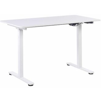 Beliani Beliani - Scrivania elettrica ad altezza regolabile bianco 120x60 cm Grifton