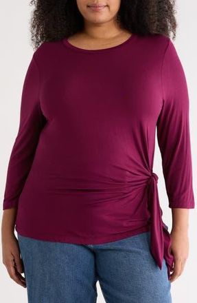 Renee C Side Knot Top in Burgundy at Nordstrom Rack, Size 2 X