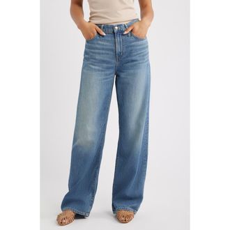 Madewell Airy Denim The Perfect Vintage High Waist Wide Leg Jeans in Solstice Wash at Nordstrom, Size 29