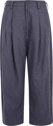 Ziggy Chen Wijde broek - Heren - Wijde Broeken - Grijs - XS - Broeken