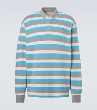 ERL Striped cotton polo shirt