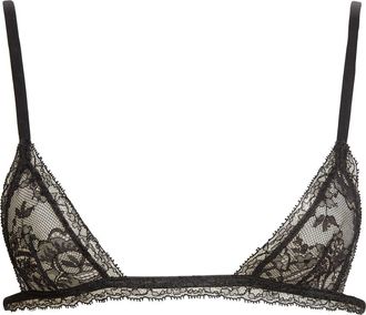 Dolce & Gabbana Soft Cup Bra in Black at Nordstrom, Size 2