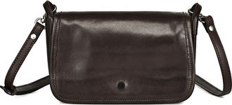 OLD TREND Pansy Genuine Leather Slim Everyday Mini Crossbody in Taupe at Nordstrom