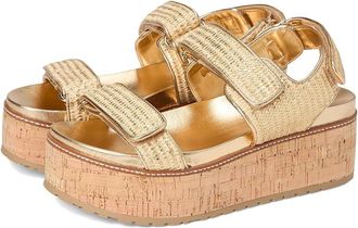 Nine West Heavin Womens Dress Sandals Gold : 7.5 M, Synthetic