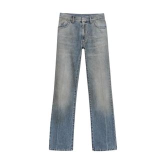 Maison Margiela Straight Jeans, female, Blue, Size: W26 Pants 5 Pockets