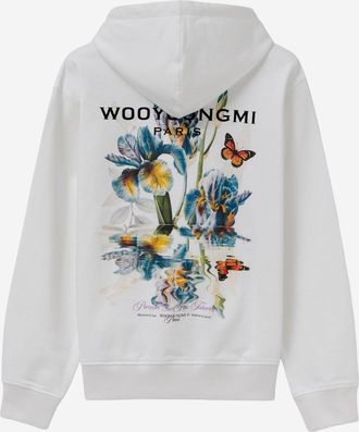 Wooyoungmi Mens Hoodie Cotton White Sweatshirts Sweater