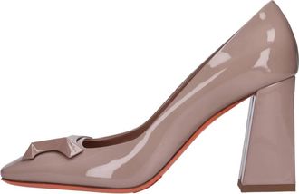 Santoni Met hak beige - Dames - Pumps - Beige - 37 EU - Leer - Schoenen