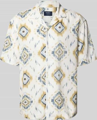 Mc Neal Freizeithemd aus Viskose-Leinen-Mix in Offwhite, Größe XXL