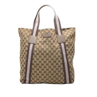 Gucci Bolso Tote de Lona Pre-owned - Pre-owned - Mujer - Beige - ONE SIZE