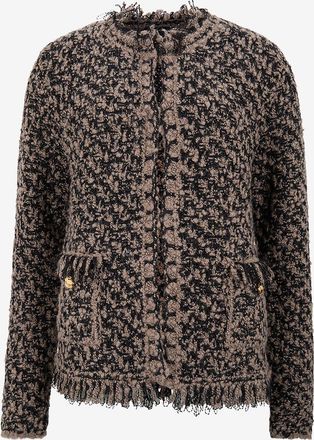 Fabiana Filippi Kurze Tweed-Jacke mit rundem Kragen