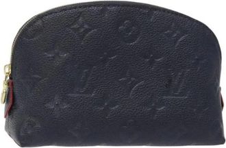 Louis Vuitton Pre-owned Bags, female, Blue, Size: ONE SIZE Pre-owned Leather Pouch