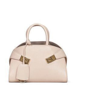 Ferragamo Handbags, female, Pink, Size: ONE SIZE Hug Mini Bag