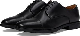 Florsheim Santucci Cap Toe Oxford Mens Lace Up Wing Tip Shoes Black : 13 M (D), Leather