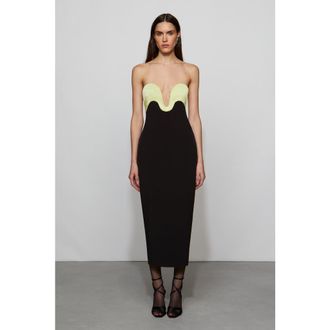 Et Ochs Bridgette Dress in Black/celery at Nordstrom, Size 12