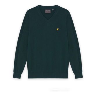 Lyle & Scott Golf 1874 V Neck Pullover - Heren - Truien - Blauw - Maat: M Wol