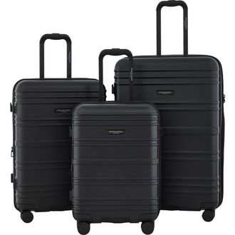Scotch & Soda Rotterdam 3-Piece Luggage Set in Black at Nordstrom Rack