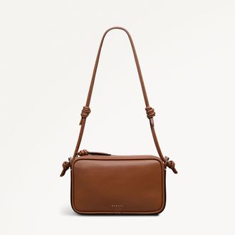 Radley London Cognac Small Ziptop Shoulder Bag The Camden SS26 Radley London