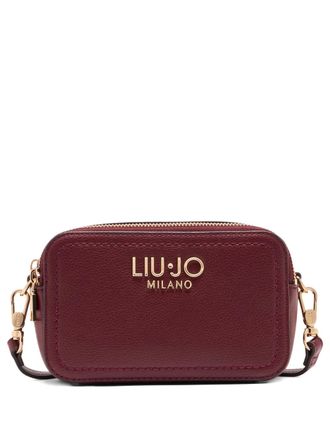 Liu Jo small logo-plaque cross body bag - women - Polyester/Polyurethane Resin/Polyester - One Size - Red