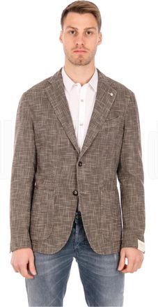 L.B.M. 1911 Stijlvolle Jas voor Mannen - Heren - Blazers - Bruin - XL - Jassen