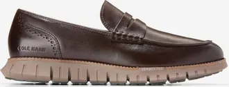 Cole Haan Mens Zer&oslash;grand Remastered Penny Loafers - Brown Size 10.5