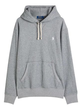 Polo Ralph Lauren waffle hooded sweatshirt - Grey