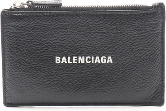 Balenciaga Black Leather Coin Purse/Coin Case (Pre-Owned)
