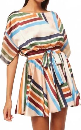 Misa Elia Dress In San Miguel Stripe Mix
