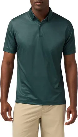 Mizzen+Main Halyard Trim Fit Performance Polo in Pine Drop Shadow at Nordstrom, Size Xx-Large