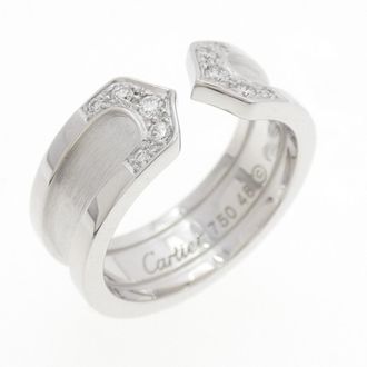 Cartier White Gold White Gold (18K) Band Ring (Pre-Owned)