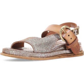 A.S.98 Seger Quarter Strap Sandal in Platinum at Nordstrom, Size 10.5-11Us