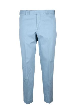 Pantaloni Torino Mens Cotton Stretch Trousers - Light Blue