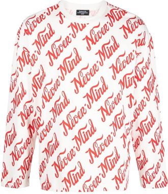 Études Studio Nevermind long-sleeved sweatshirt - men - Organic Cotton - S - White