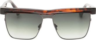 Yohji Yamamoto Occhiali da sole squadrati - Marrone